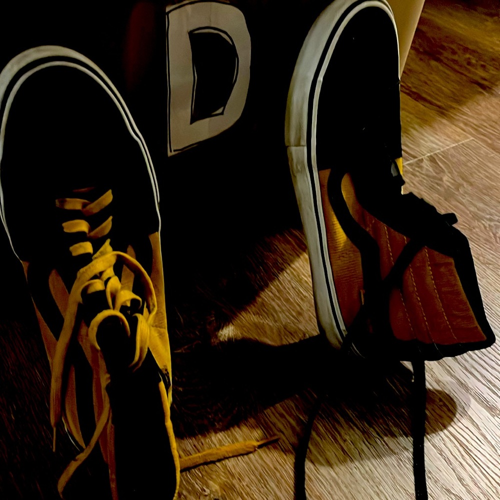 Men's gold and black size 13, worn 3 or 4 times